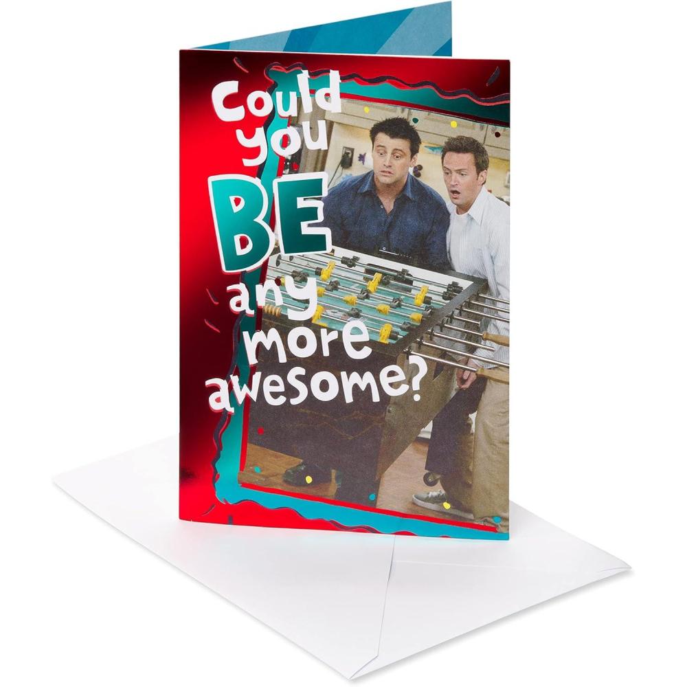 image:imageAmerican Greetings Funny Birthday Card Cat Wearing Argyle SweaterFriends  Joey and Chandler