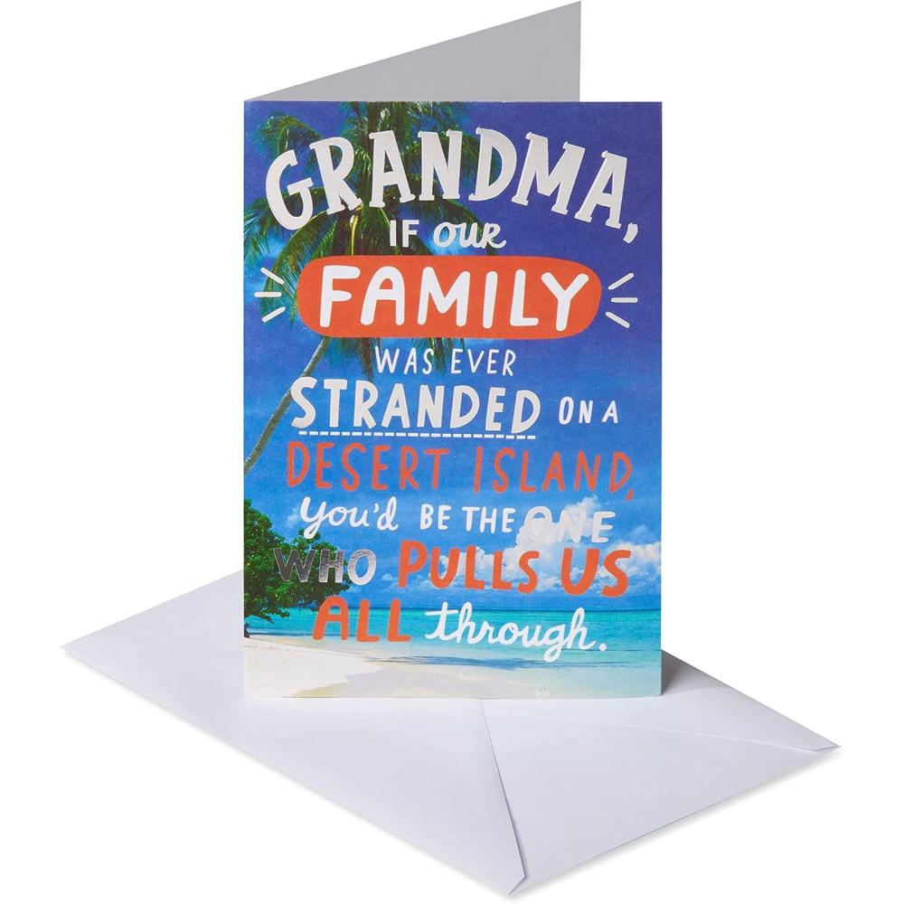 image:imageAmerican Greetings Funny Birthday Card for Grandma Desert IslandDesert Island