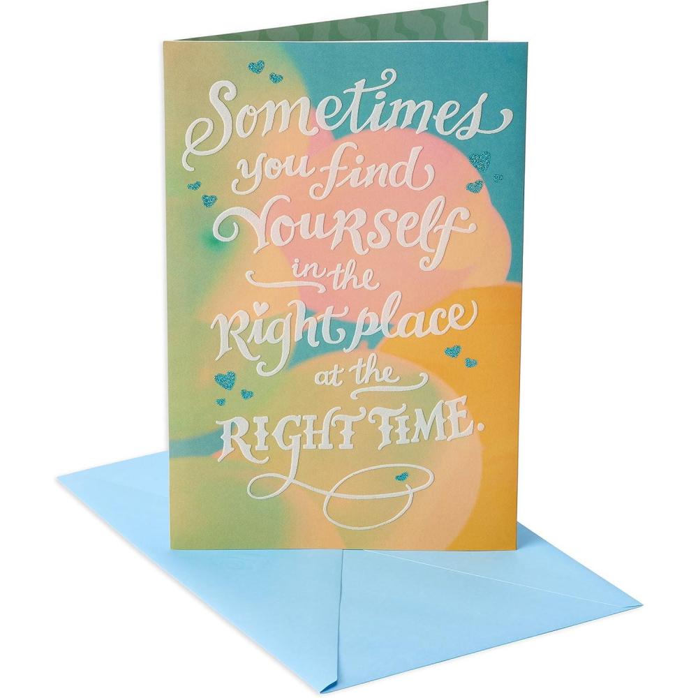 image:imageAmerican Greetings Romantic Birthday Card Right Place Right TimeRight Place Right Time