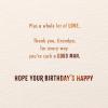 American Greetings Birthday Card for Grandpa (Cheering Me On)(Leaves and Lettering)