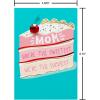American Greetings Birthday Card for Mom (Celebrating You)(Cake Slice)