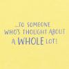 American Greetings Half-Birthday Card (All My Heart)(A Whole Lot)