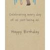 American Greetings Romantic Birthday Card (Rose)(Being Us)