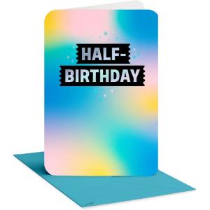 American Greetings Half-Birthday Card (All My Heart)(Half Birthday)