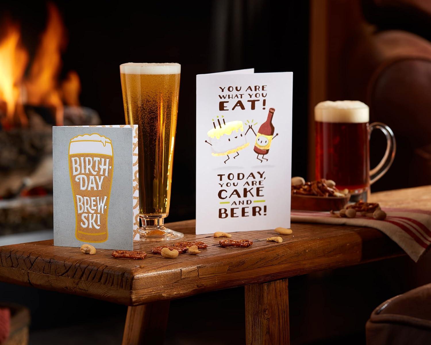 image:imageAmerican Greetings Birthday Card for Friend Cake and BeerCake and Beer