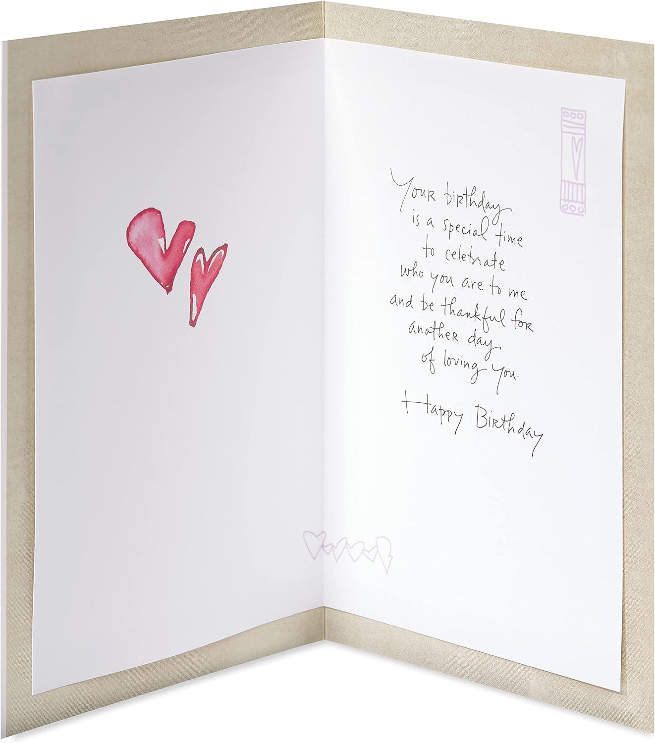 image:imageAmerican Greetings Birthday Card for Husband Early DaysHearts and Brush Strokes