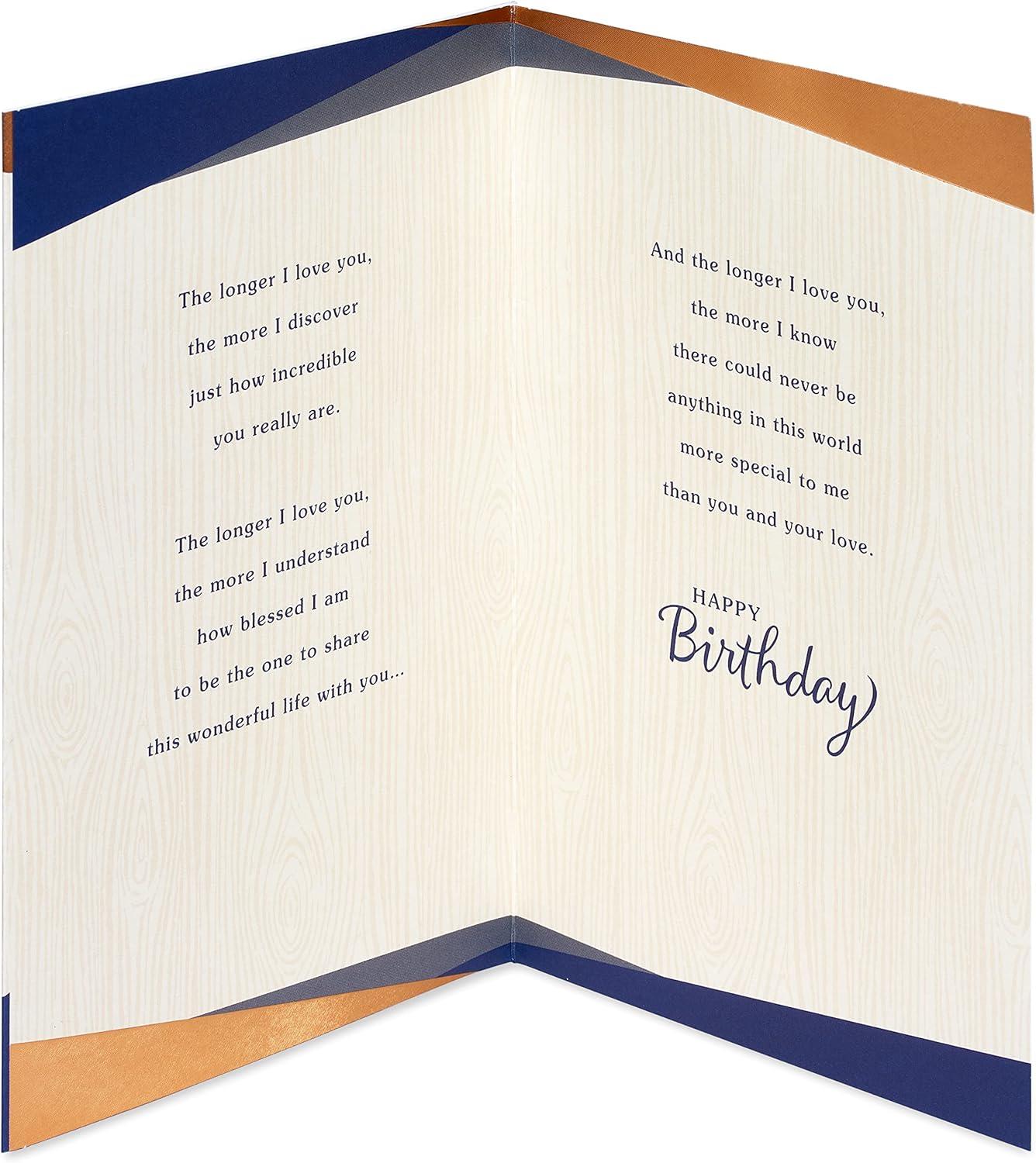 image:imageAmerican Greetings Birthday Card for Husband Early DaysLonger I Love You