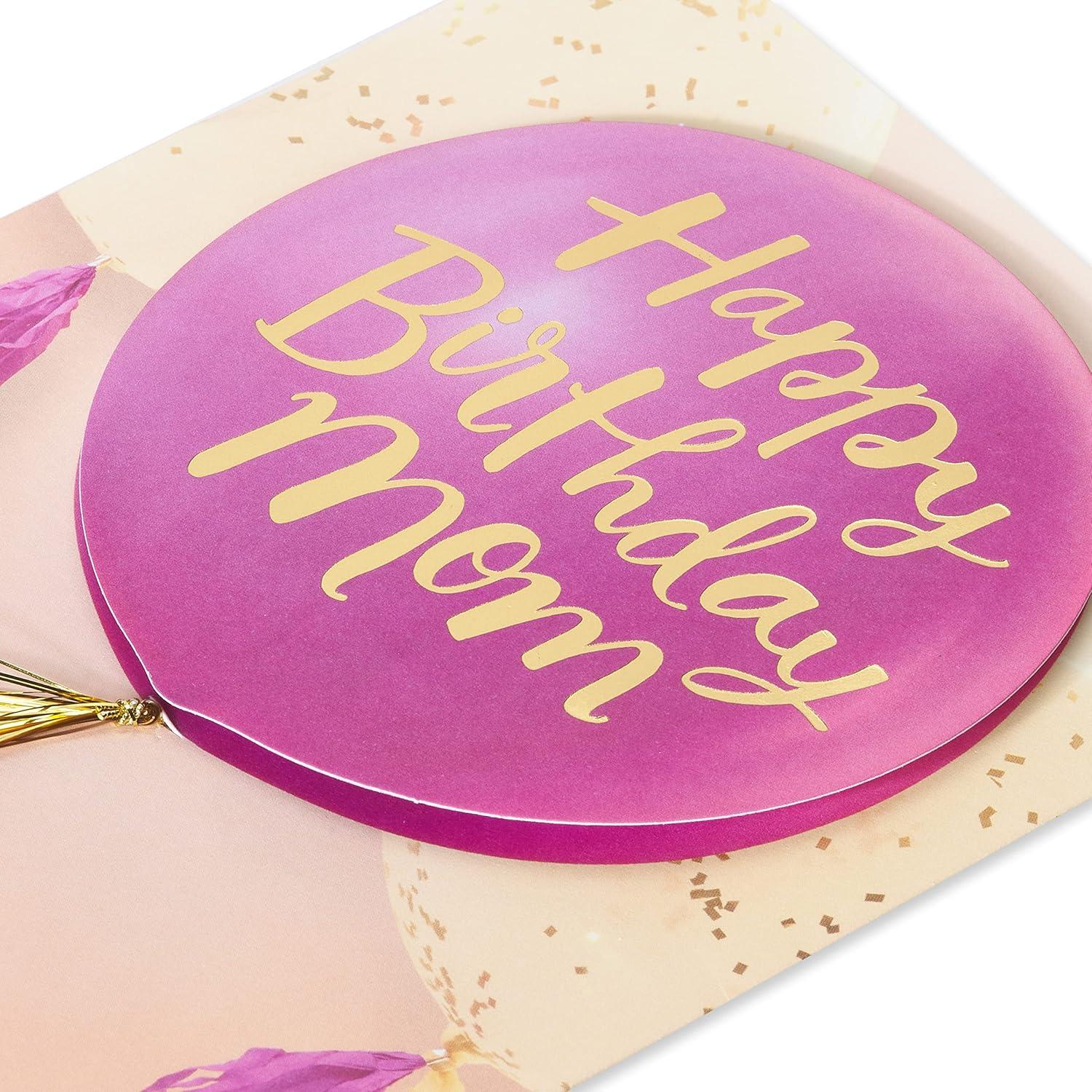 image:imageAmerican Greetings Birthday Card for Mom Celebrating You TodayBalloon Photo w Tassel