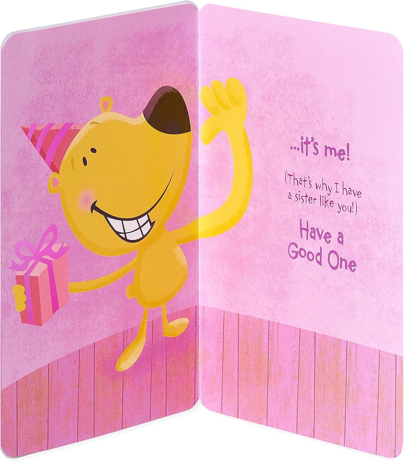 image:imageAmerican Greetings Birthday Card for Sister Were SistersBear with Gift
