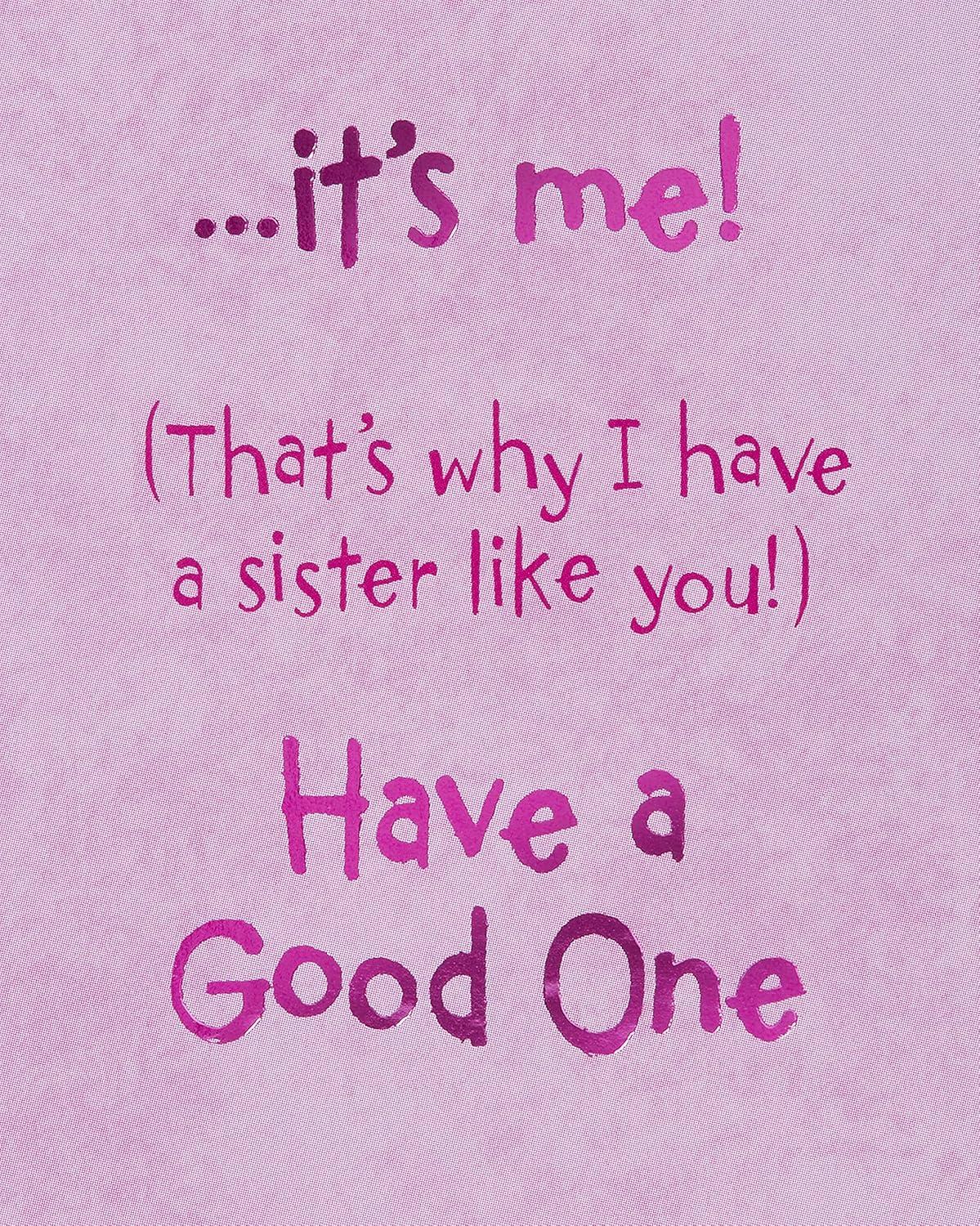 image:imageAmerican Greetings Birthday Card for Sister Were SistersBear with Gift