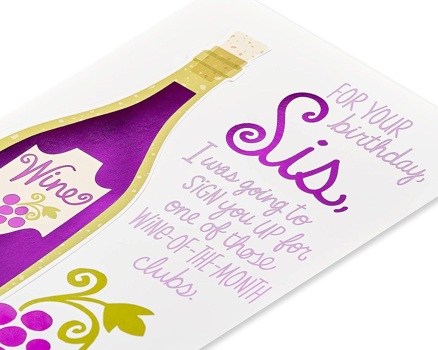 image:imageAmerican Greetings Birthday Card for Sister Were SistersWineoftheMonth