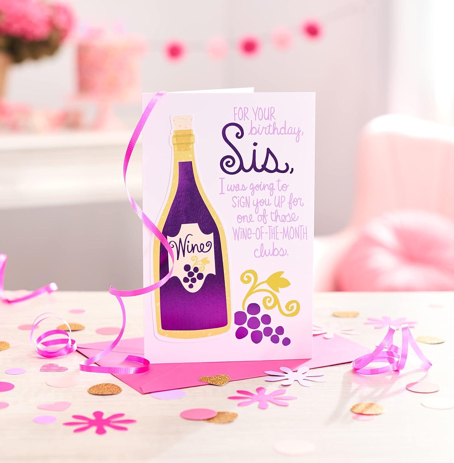 image:imageAmerican Greetings Birthday Card for Sister Were SistersWineoftheMonth