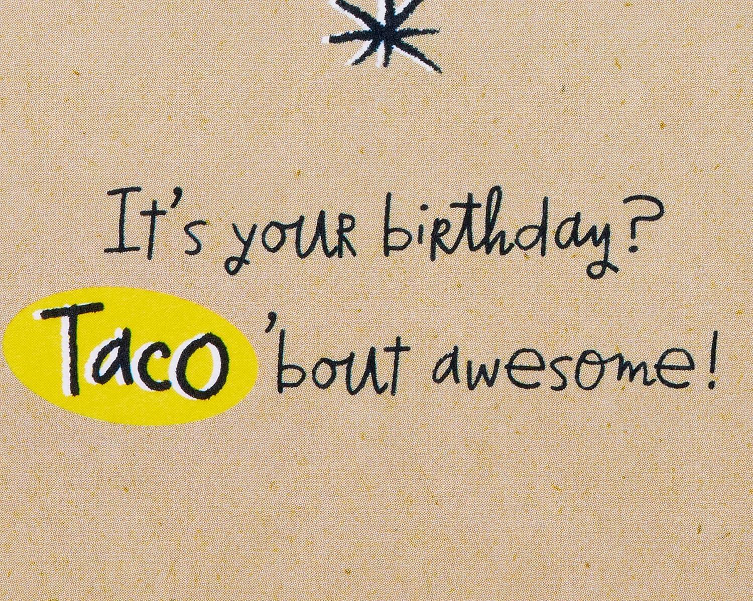 image:imageAmerican Greetings Funny Birthday Card Taco