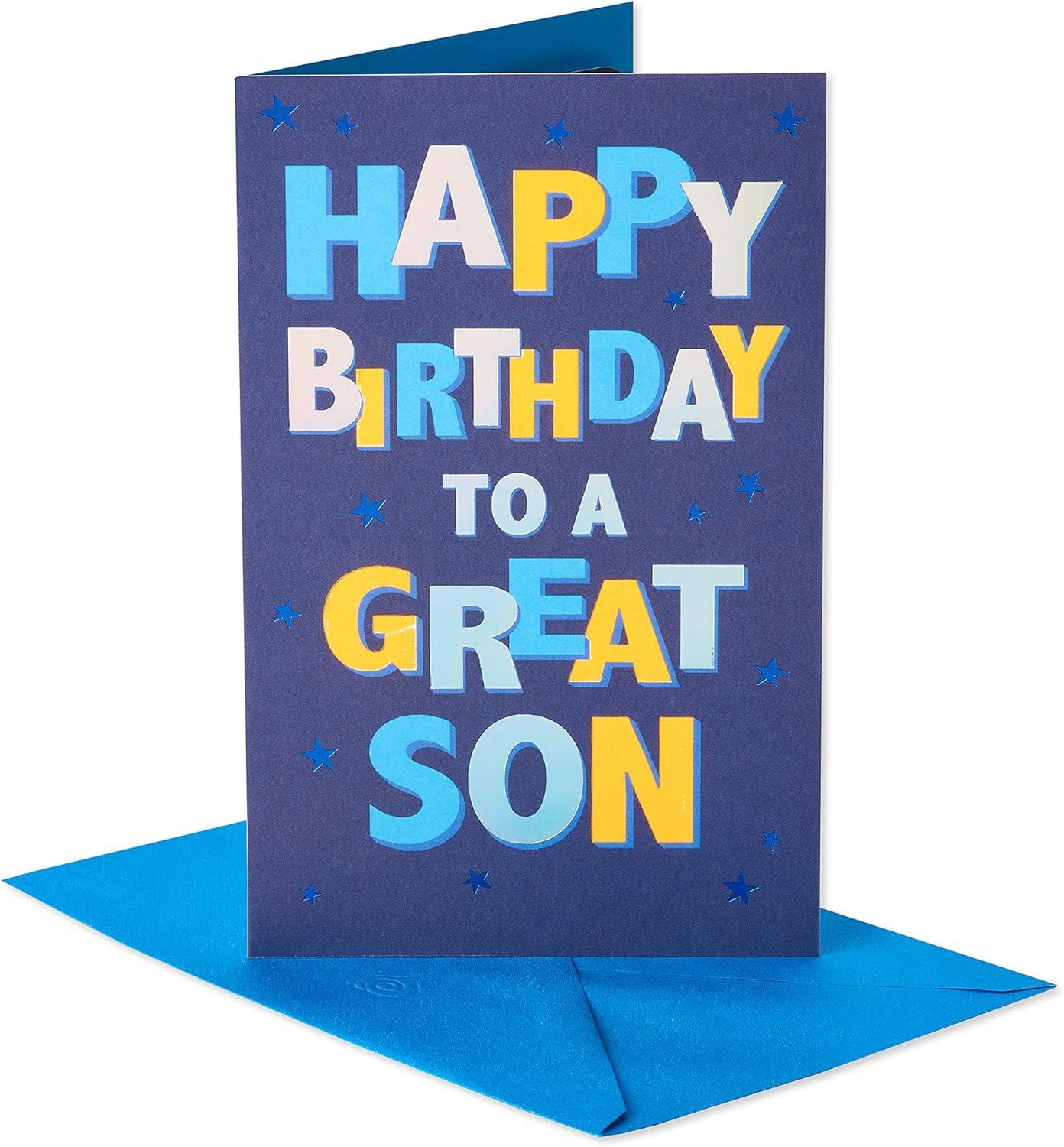 image:imageAmerican Greetings Funny Birthday Card for Son Lifes BetterCelebrate