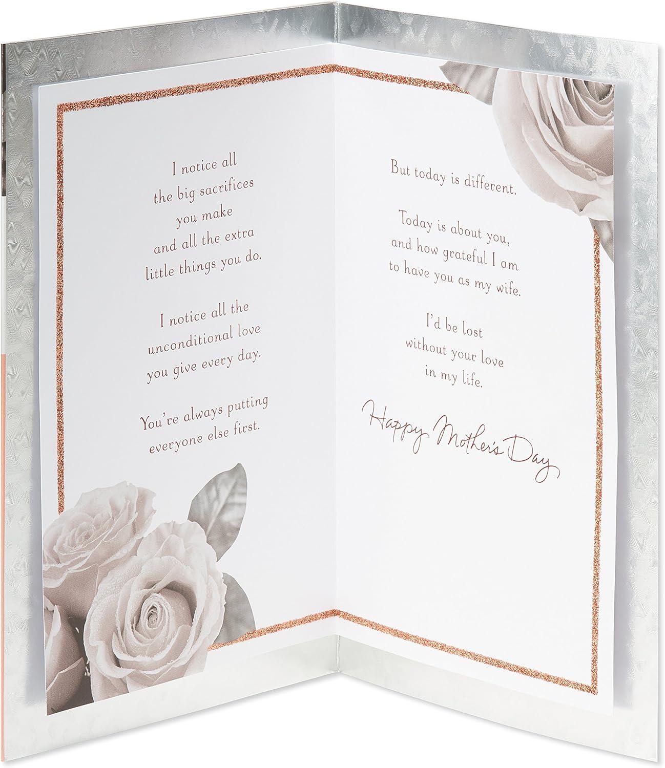 image:imageAmerican Greetings Mothers Day Card for Wife from Husband Mean The World To MeI Notice Mothers Day Card for Wife
