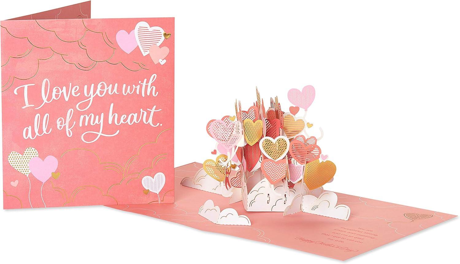 image:imageAmerican Greetings Pop Up Mothers Day Card for Wife HeartsHearts