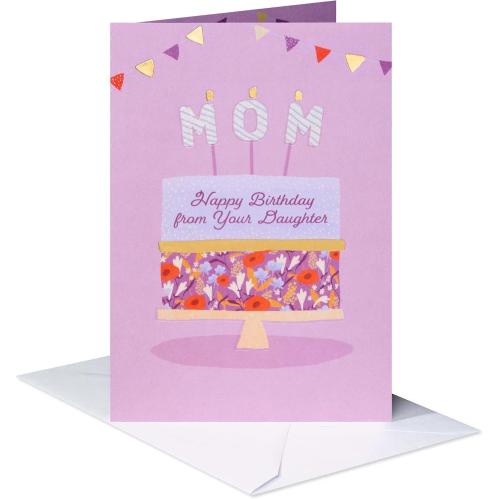 image:imageAmerican Greetings Birthday Card for Mom from Daughter With LoveA Wonderful Mom