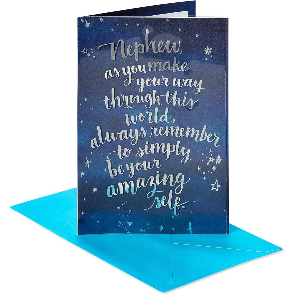 image:imageAmerican Greetings Birthday Card for Nephew Super TerrificBe Your Amazing Self