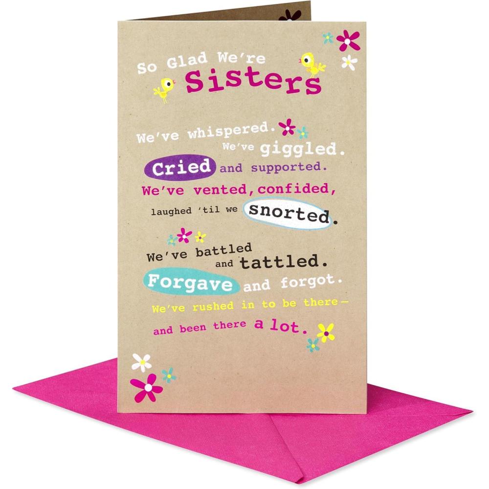image:imageAmerican Greetings Birthday Card for Sister Were SistersWere Sisters
