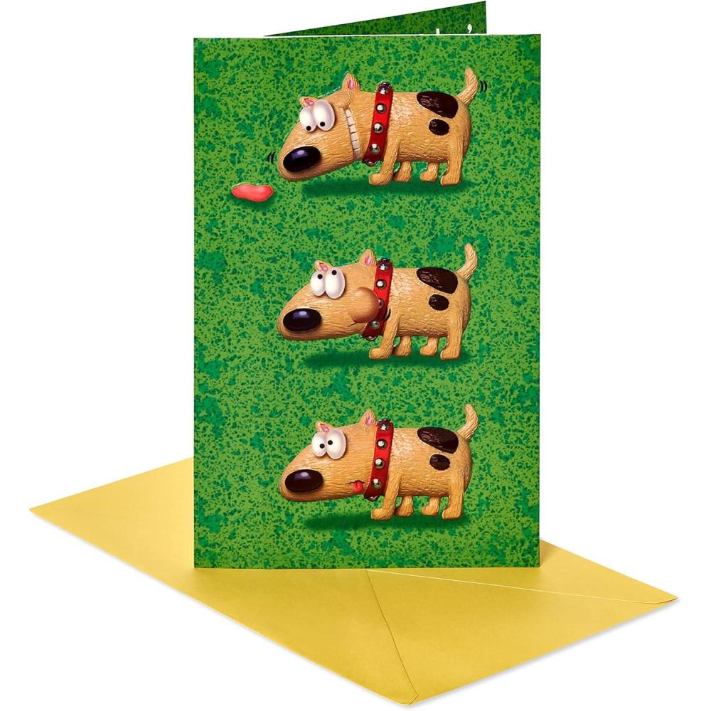 image:imageAmerican Greetings Funny Birthday Card Dog with Bubble GumDog with Bubble Gum