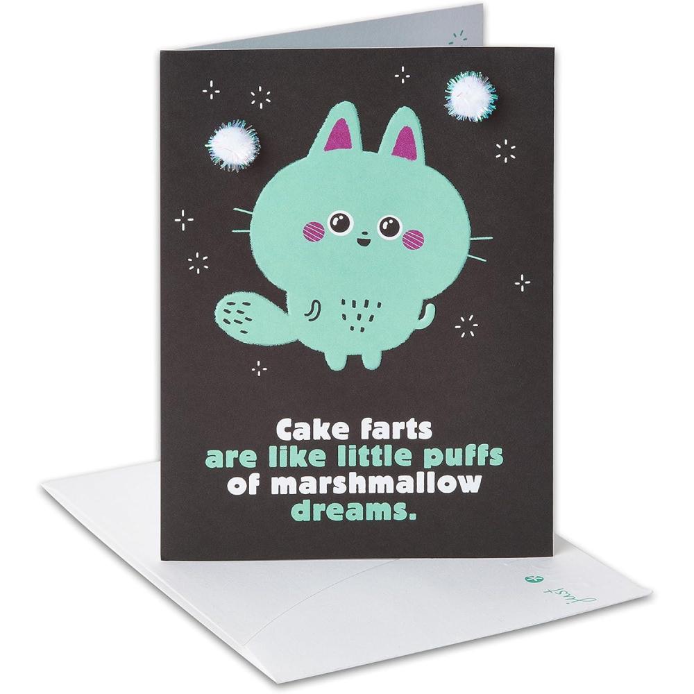 image:imageAmerican Greetings Funny Birthday Card Dog with Bubble GumMarshmallow Dreams