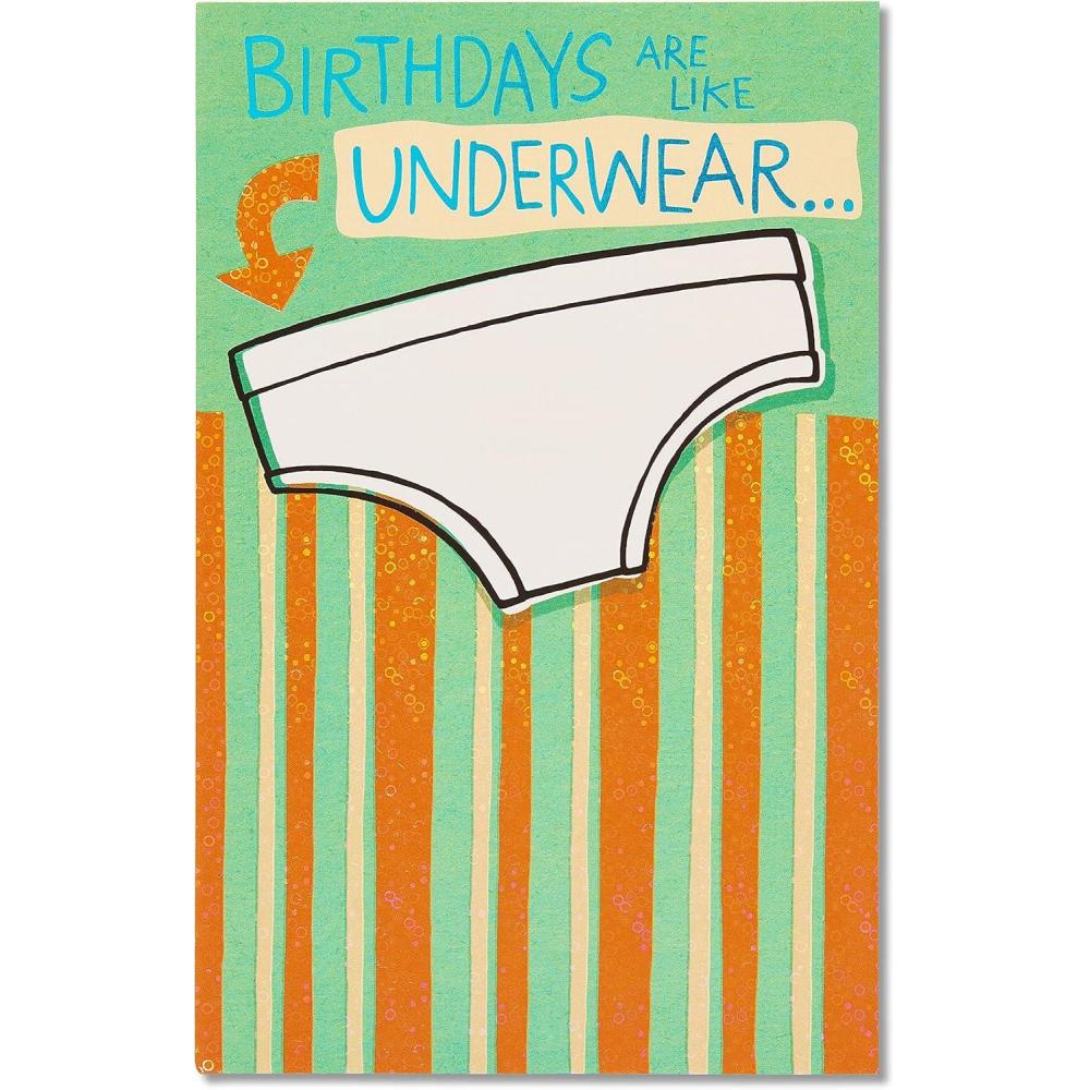 image:imageAmerican Greetings Funny Birthday Card Dog with Bubble GumUnderwear