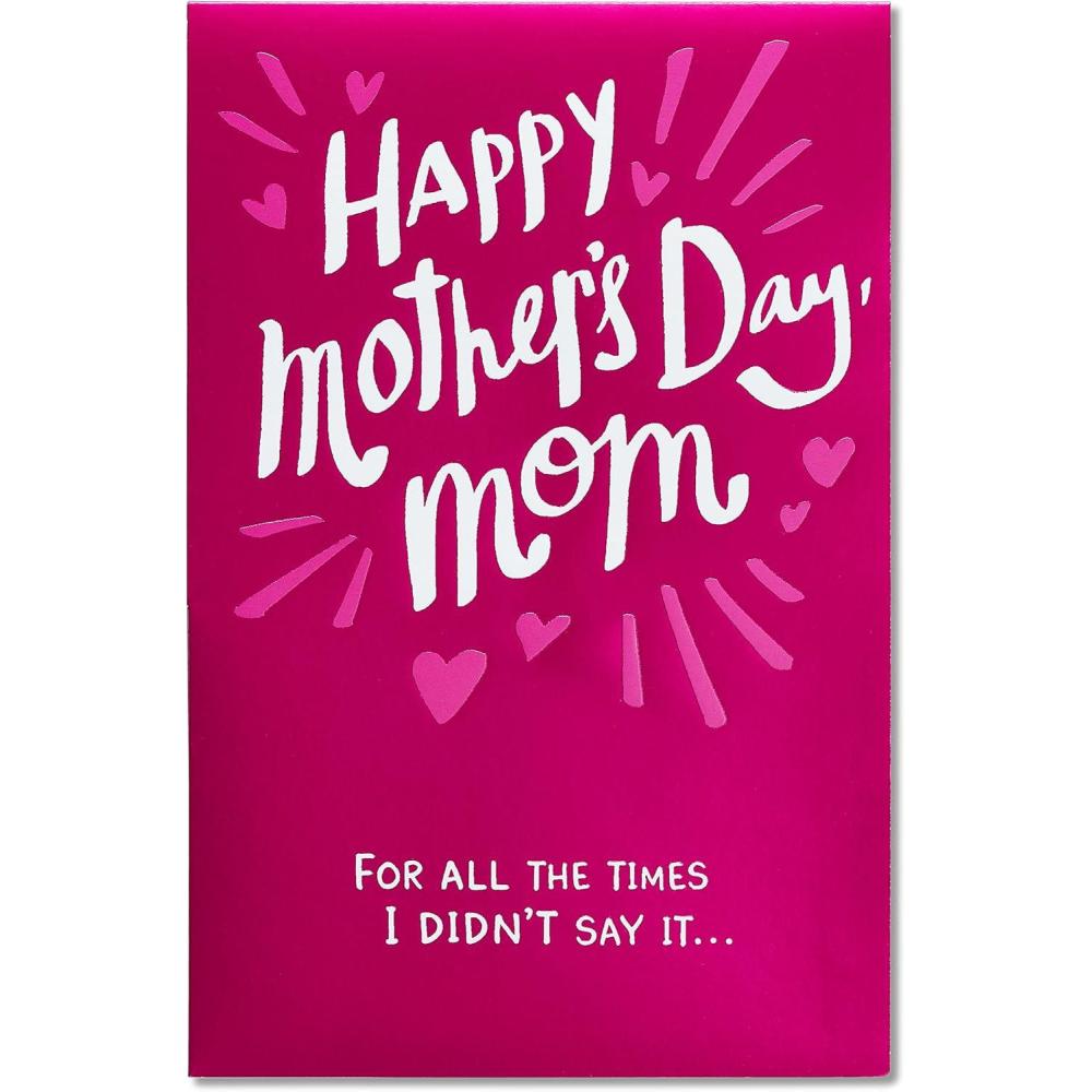 image:imageAmerican Greetings Funny Mothers Day Pop Up Card I Love YouI Love You