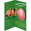 American Greetings Funny Birthday Card (Dog with Bubble Gum)(Dog with Bubble Gum)