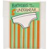 American Greetings Funny Birthday Card (Dog with Bubble Gum)(Underwear)