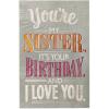 American Greetings Birthday Card for Sister (Deal with It)