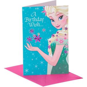 American Greetings Birthday Card for Kids (Frozen, Queen Elsa)(Frozen  Queen Elsa)