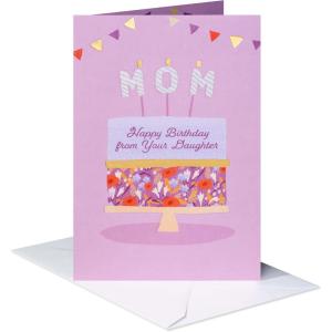 American Greetings Birthday Card for Mom from Daughter (With Love)(A Wonderful Mom)