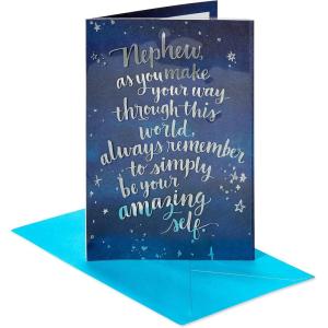 American Greetings Birthday Card for Nephew (Super Terrific)(Be Your Amazing Self)