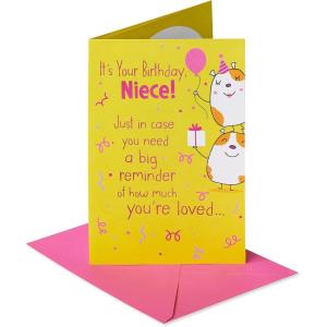 American Greetings Birthday Card for Niece (It’s Your Birthday!)(It’s Your Birthday!)