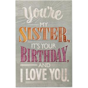 American Greetings Birthday Card for Sister (Deal with It)