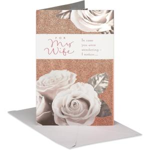 American Greetings Mothers Day Card for Wife from Husband (Mean The World To Me)(I Notice Mother’s Day Card for Wife)