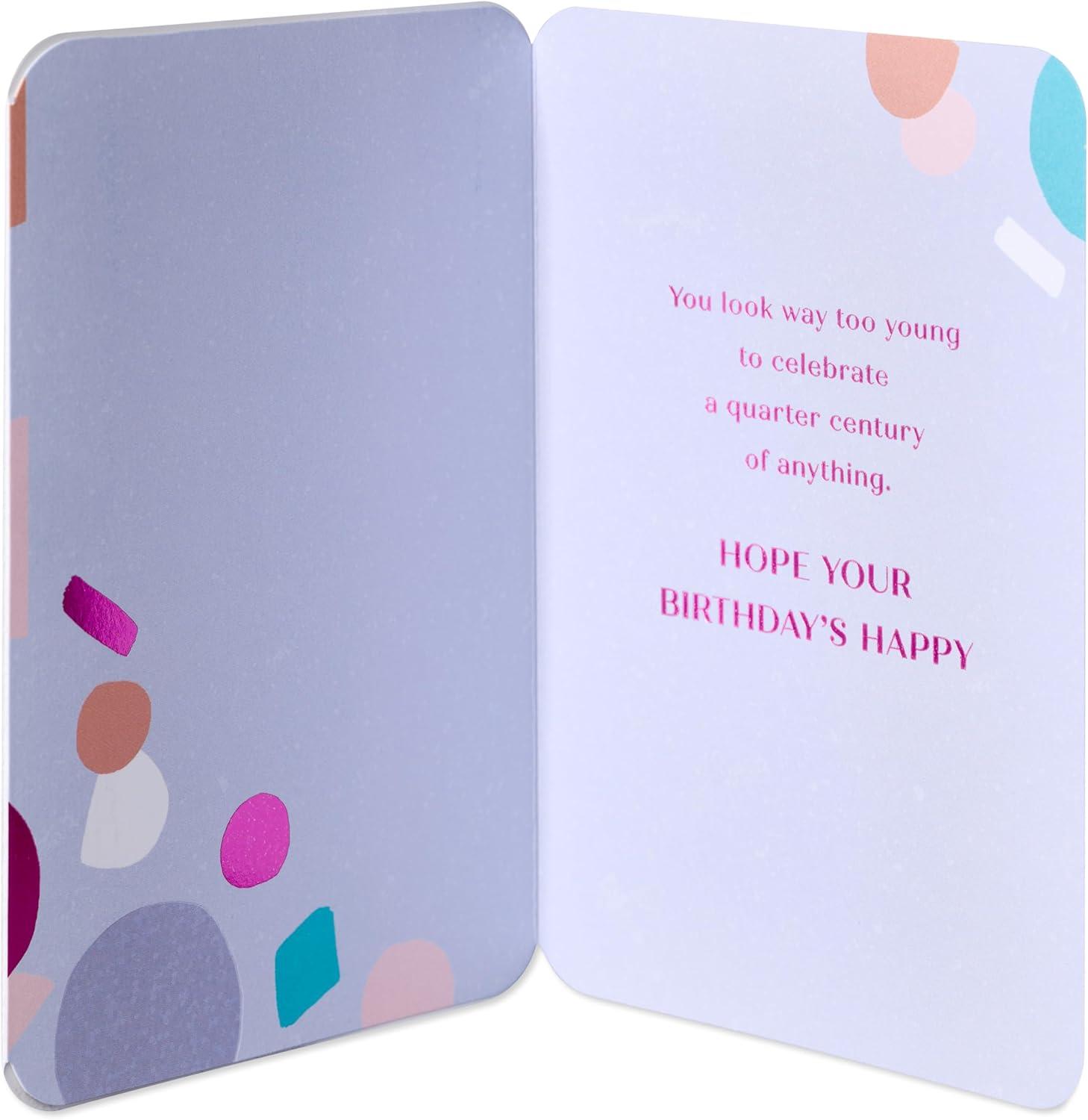 image:imageAmerican Greetings 25th Birthday Card Quarter Century25 Confetti
