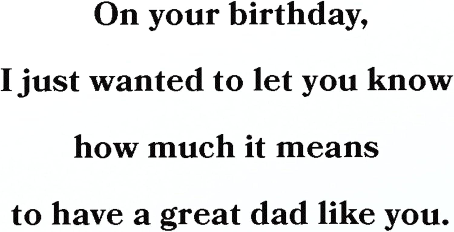 image:imageAmerican Greetings Birthday Card for Dad from Son Happy Birthday Dad Card For All the ThingsPattern with Stars