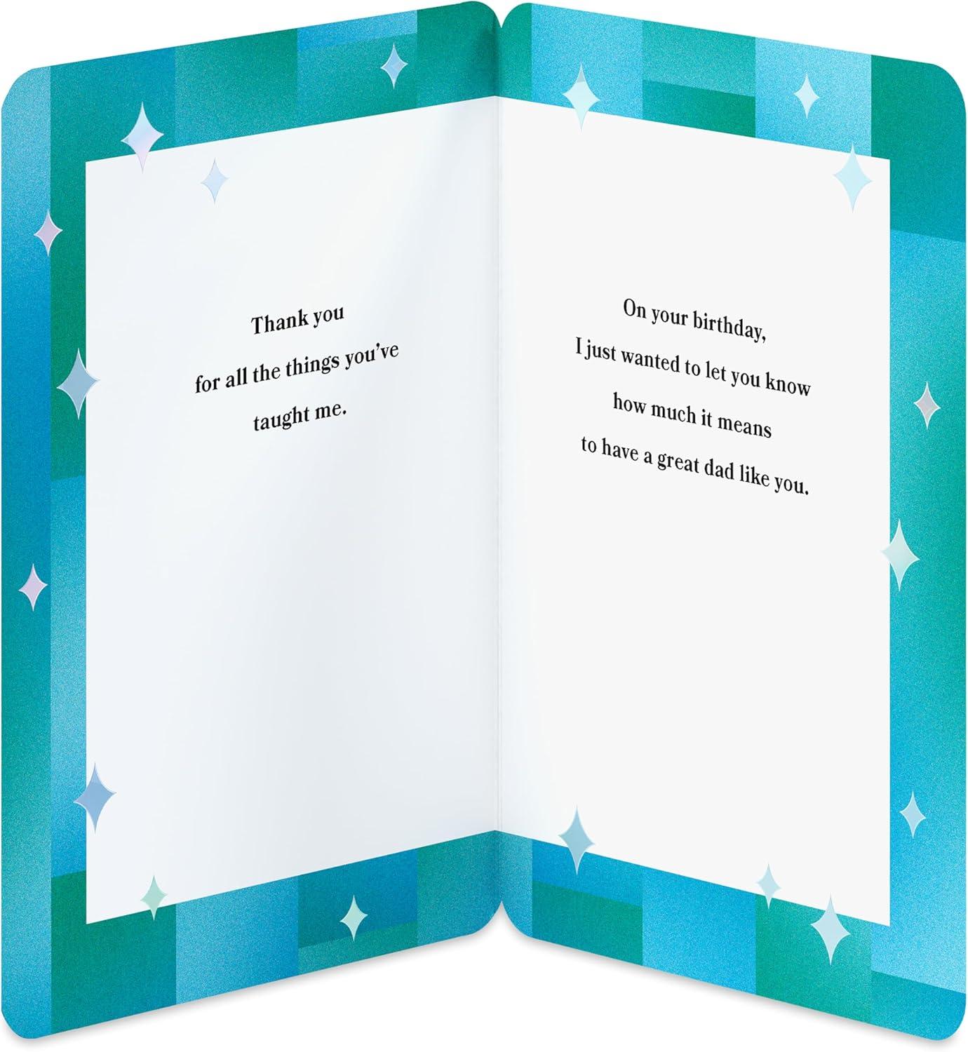 image:imageAmerican Greetings Birthday Card for Dad from Son Happy Birthday Dad Card For All the ThingsPattern with Stars