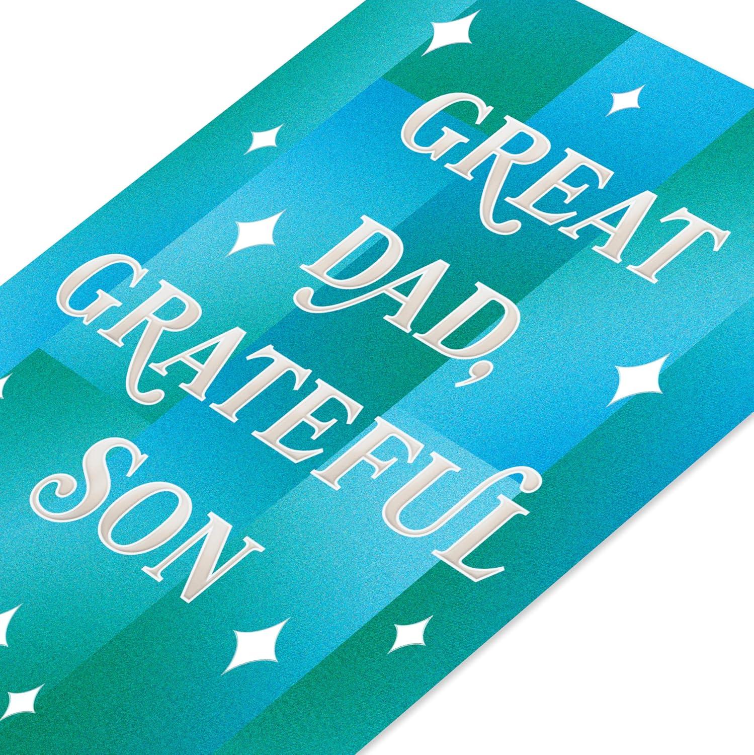 image:imageAmerican Greetings Birthday Card for Dad from Son Happy Birthday Dad Card For All the ThingsPattern with Stars