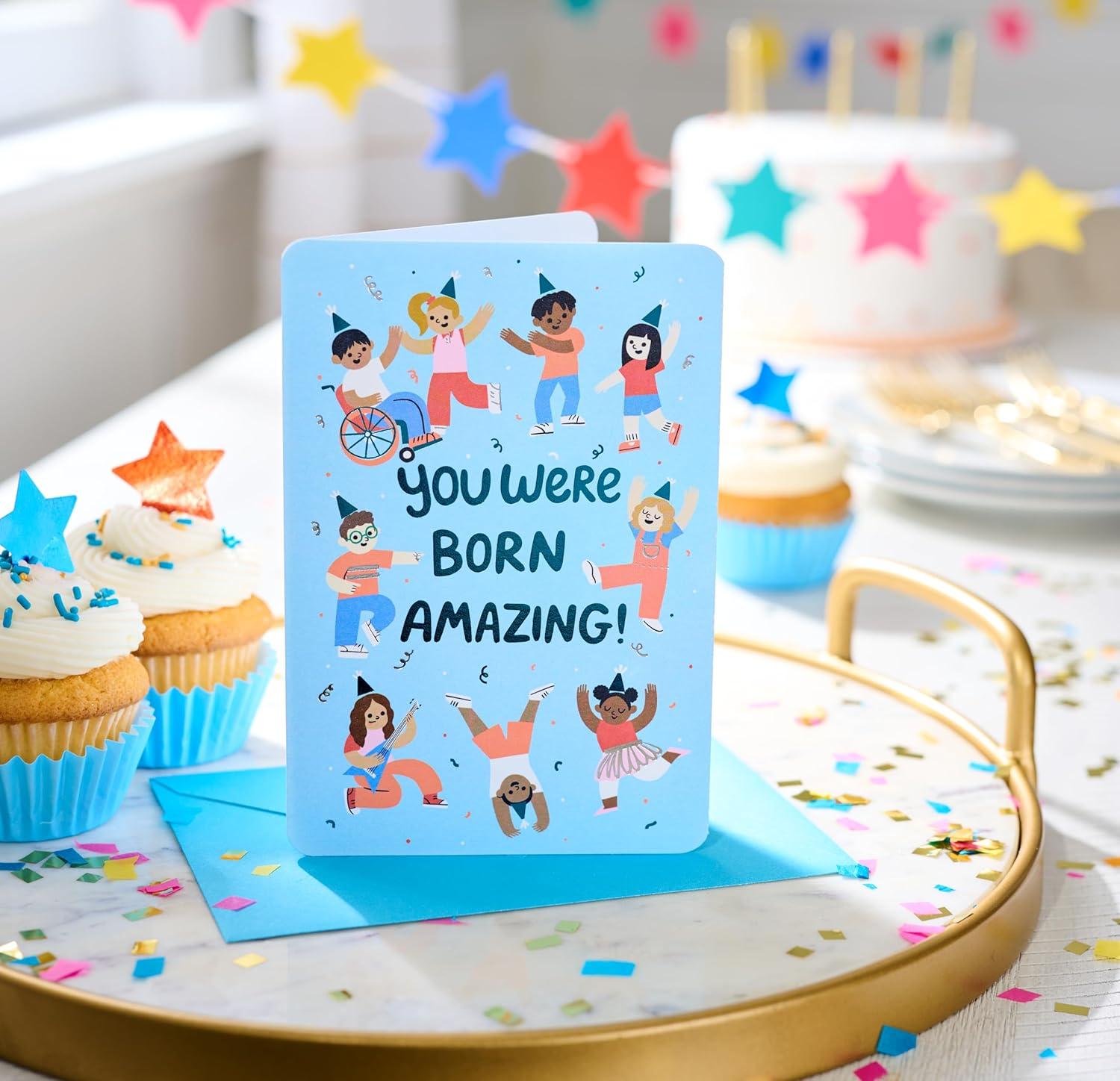image:imageAmerican Greetings Multilingual Birthday Card Joy All DayFun Figures