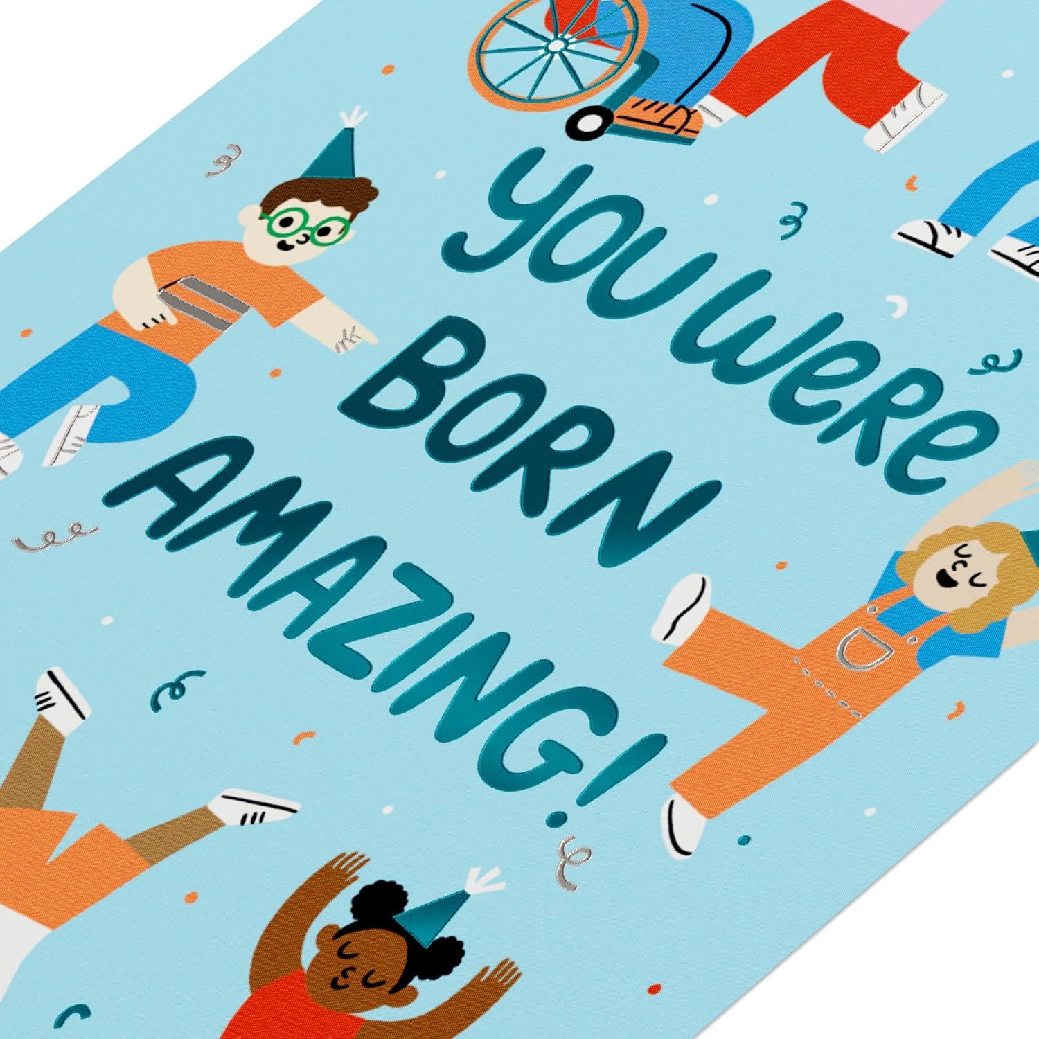 image:imageAmerican Greetings Multilingual Birthday Card Joy All DayFun Figures