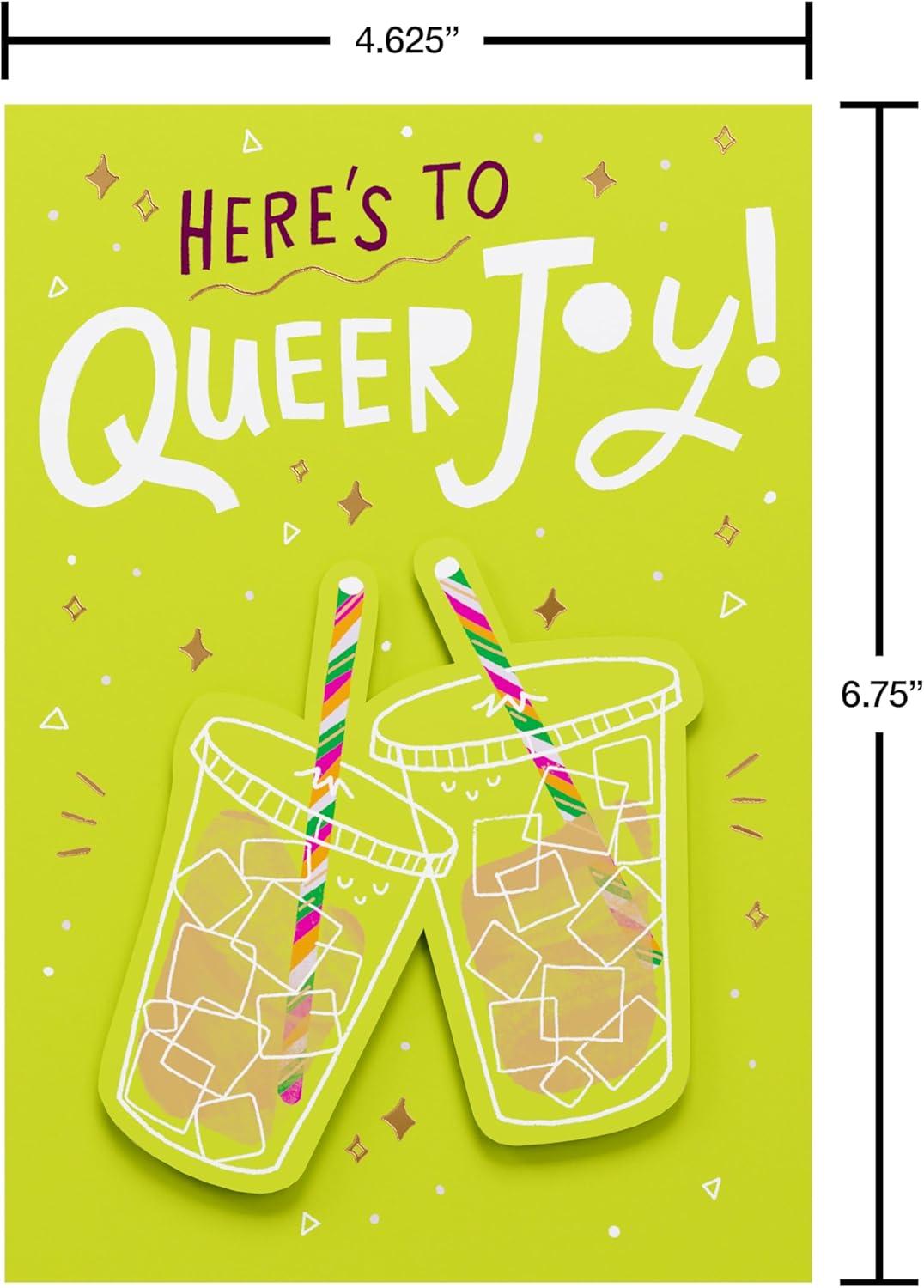 image:imageAmerican Greetings Supportive Pride Birthday Card for LGBTQIA Friends and Family Feel All ThatIced Coffee