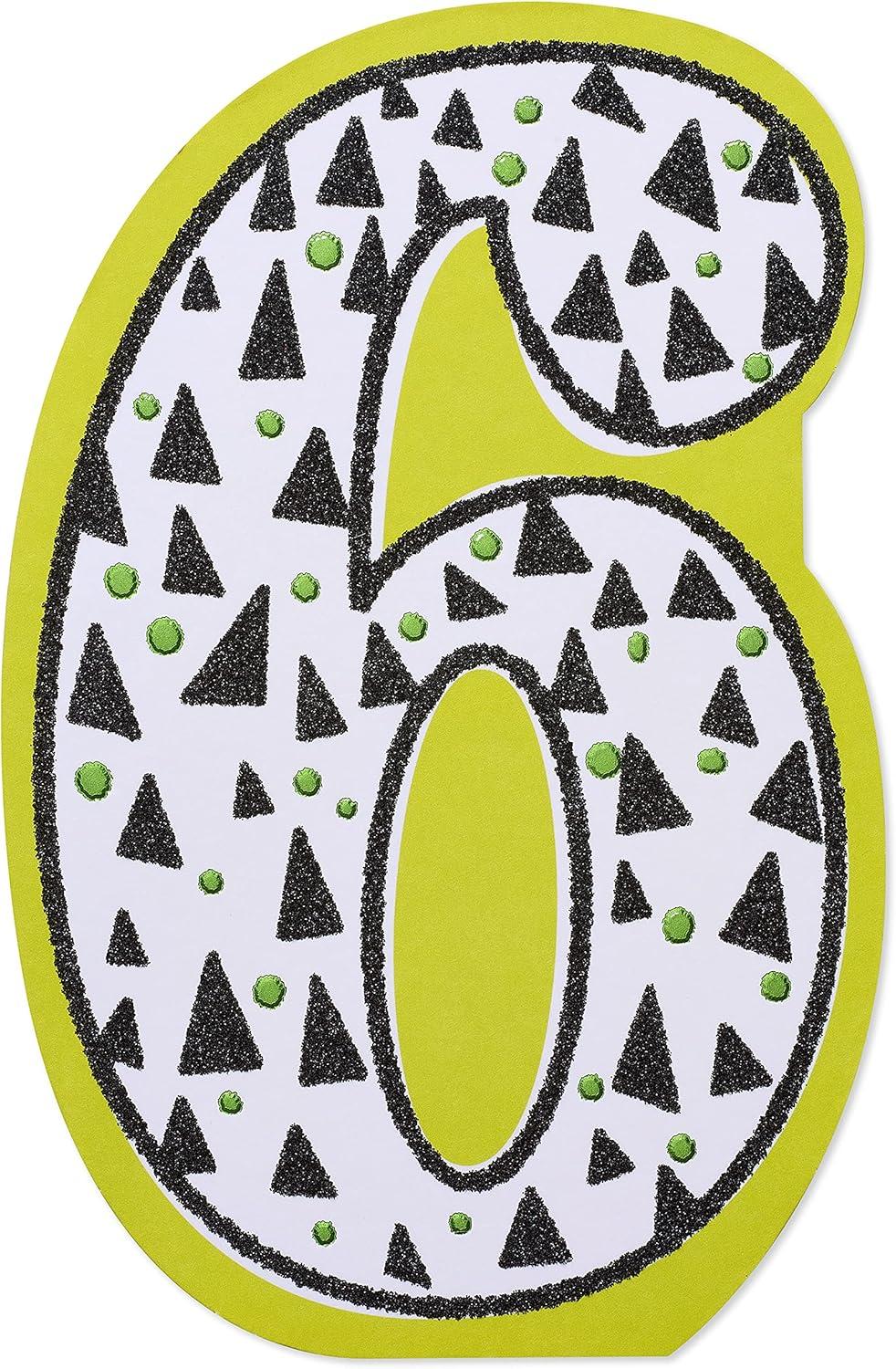 image:imageAmerican Greetings Vibrant 6th Birthday Card for Kids Happy Birthday Card for 6YearOld Boys or Girls Six is CoolTime to Celebrate