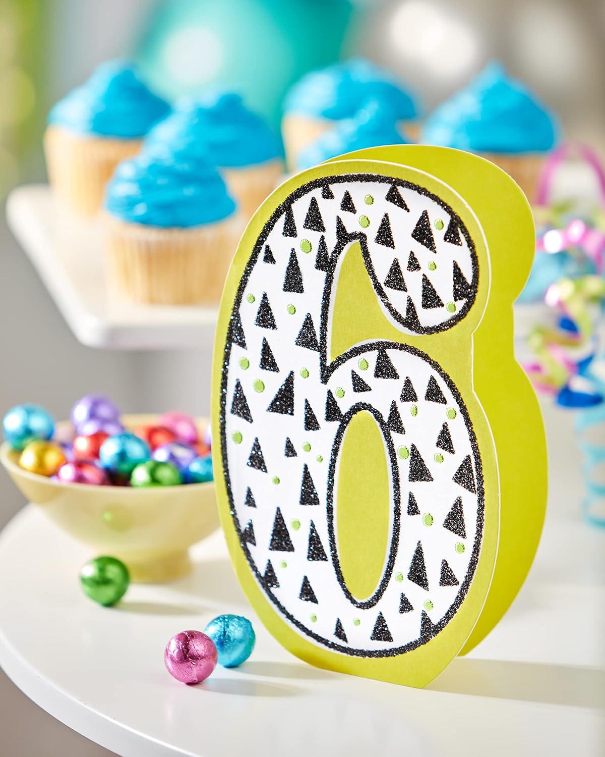 image:imageAmerican Greetings Vibrant 6th Birthday Card for Kids Happy Birthday Card for 6YearOld Boys or Girls Six is CoolTime to Celebrate