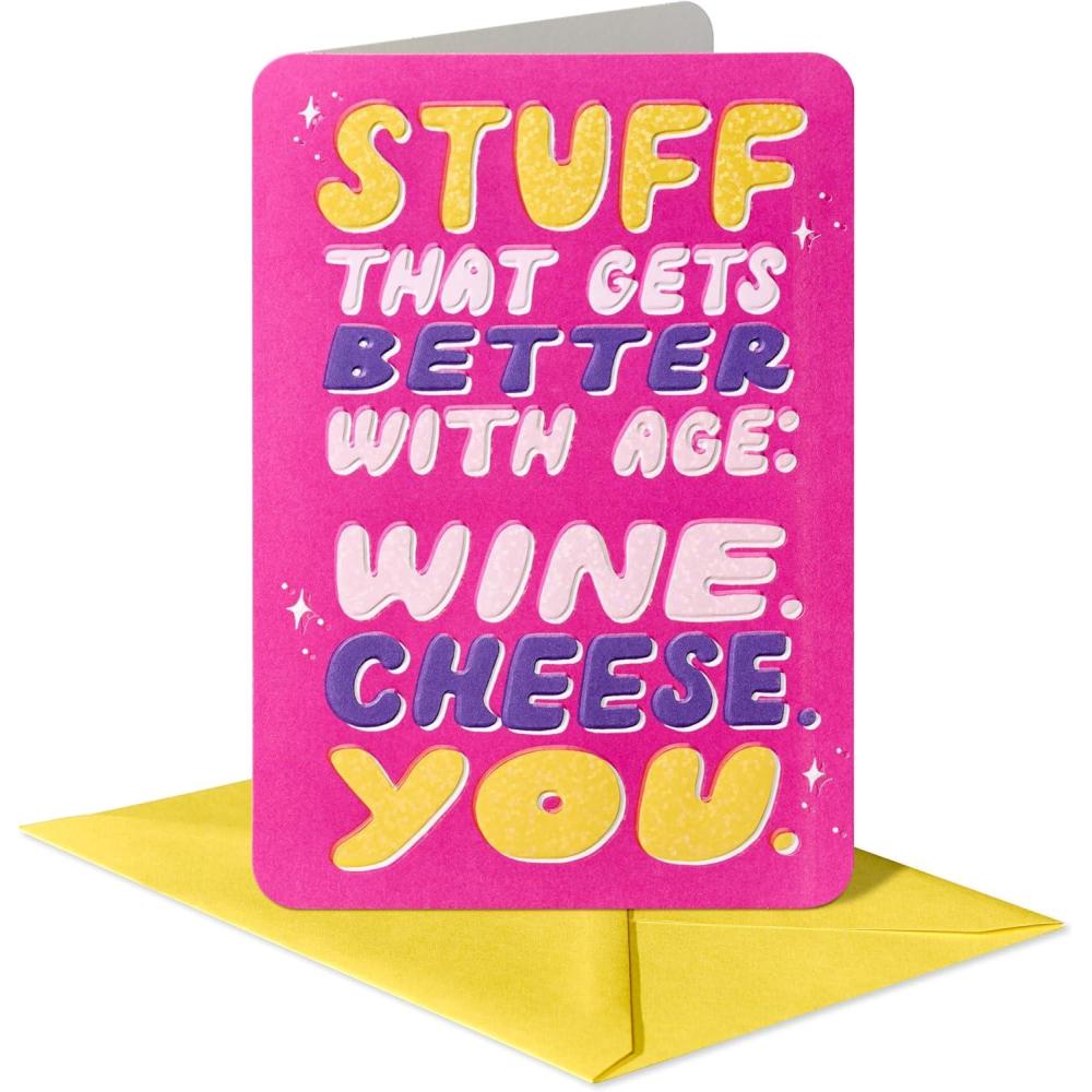 image:imageAmerican Greetings Funny Birthday Card for Women Black and Pink Card for Her Prove Them WrongBetter w Age Lettering