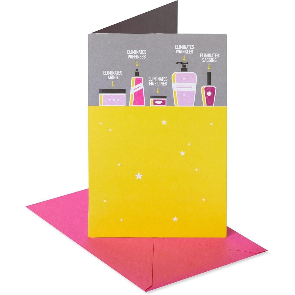 image:imageAmerican Greetings Funny Birthday Card for Women Black and Pink Card for Her Prove Them WrongEliminates Caring