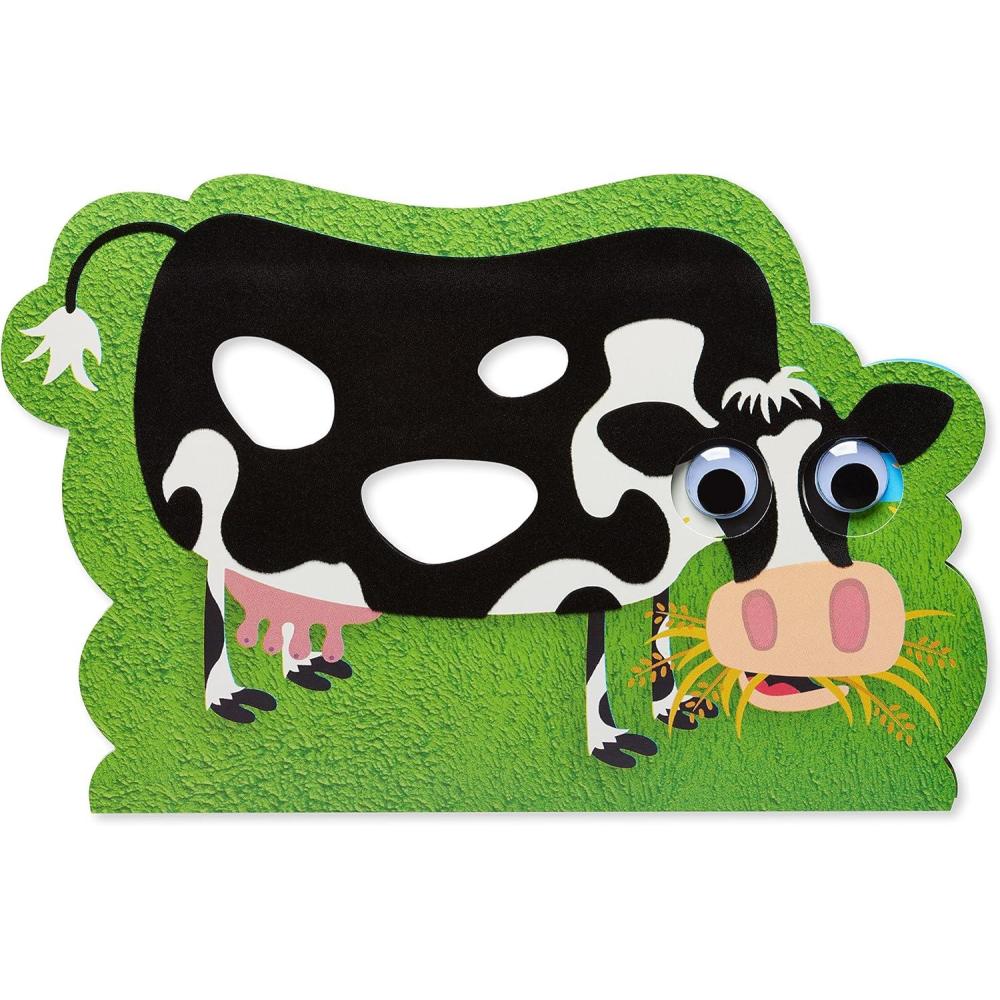 image:imageAmerican Greetings Funny Cow Birthday Greeting Card with Googly Eyes