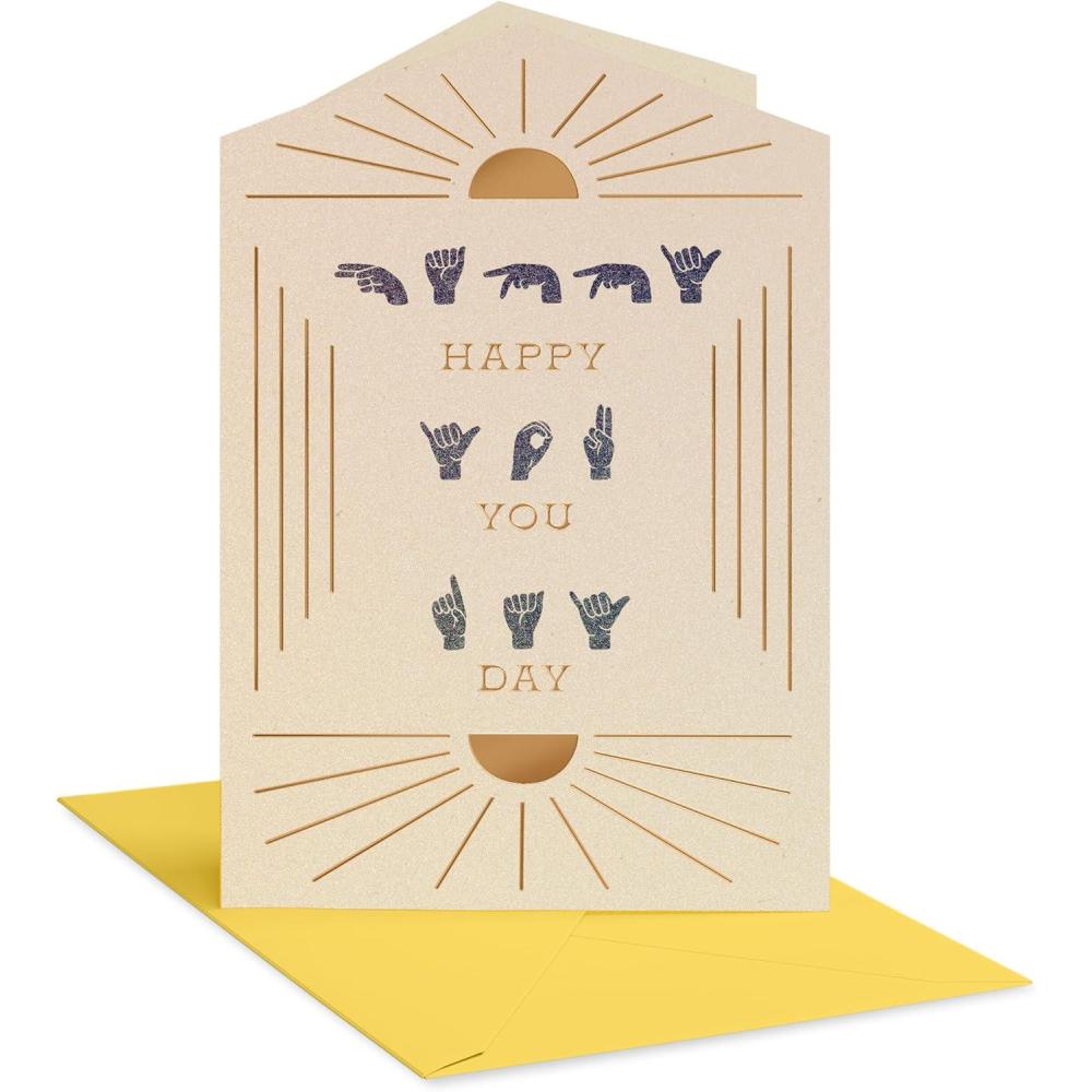 image:imageAmerican Greetings Happy Birthday Sign Language Card Totally YouHappy You Day Hands