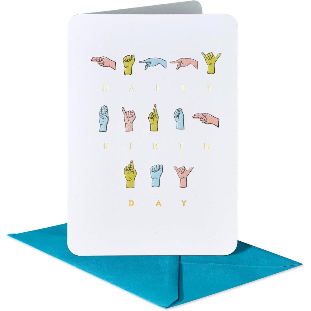 image:imageAmerican Greetings Happy Birthday Sign Language Card Totally YouSign Language